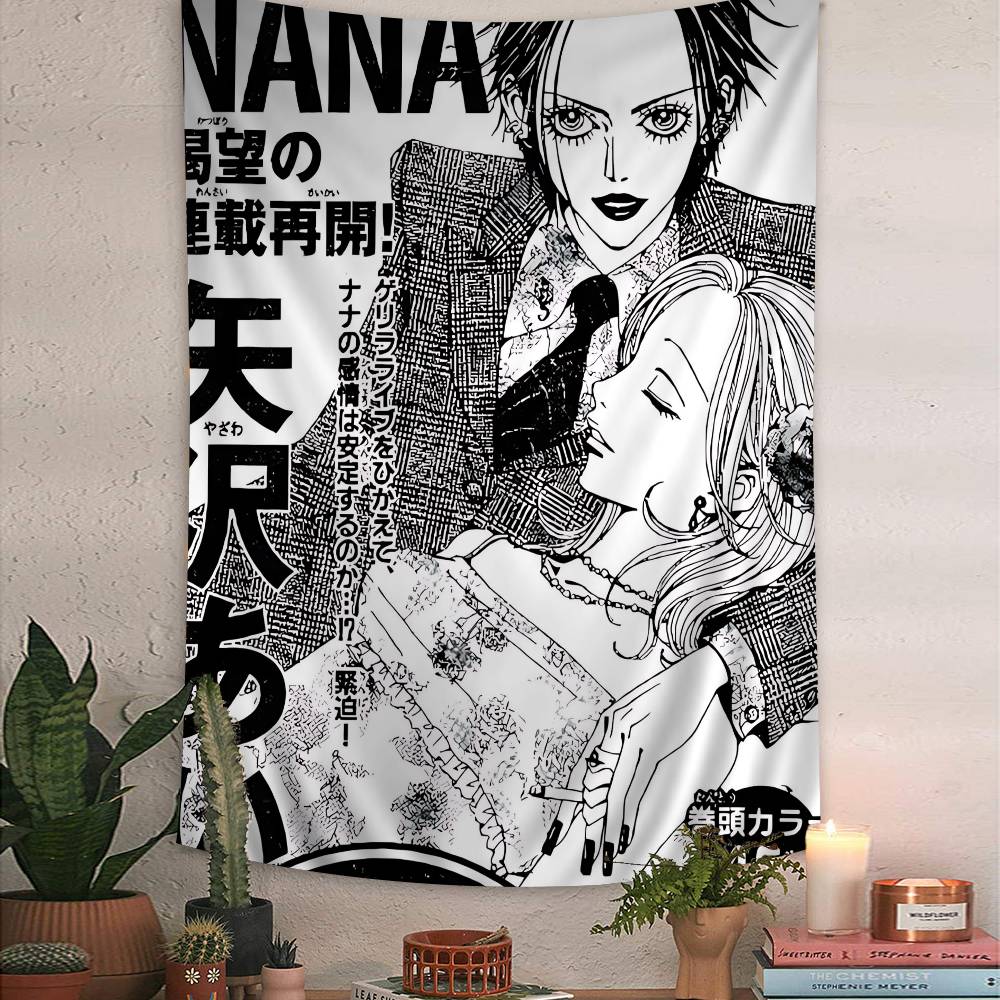 Anime NANA Colorful Tapestry Wall Hanging Bohemian Wall Tapestries Mandala Wall Art Decor