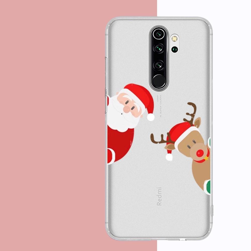 Christmas Mousepad For Samsung S 20 21 22 23 for Redmi Note7 8 9 10 for Huawei P20 30 40 Clear Case