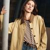 ELLE French Elegant Fresh Temperament Long Sleeve Trench Coat Women outerwear L8ADS200