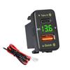 Car Interior Car Charger With Voltmeter Dual Port Charger Digital Voltmeter Easy Tallation LED Display Overcharge Protection