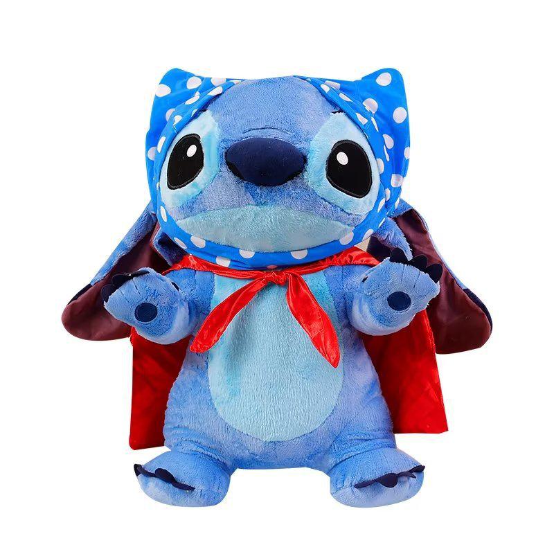 Pajama Cape Stitch Plush Doll - Cute Lilo & Stitch Gift for Girls