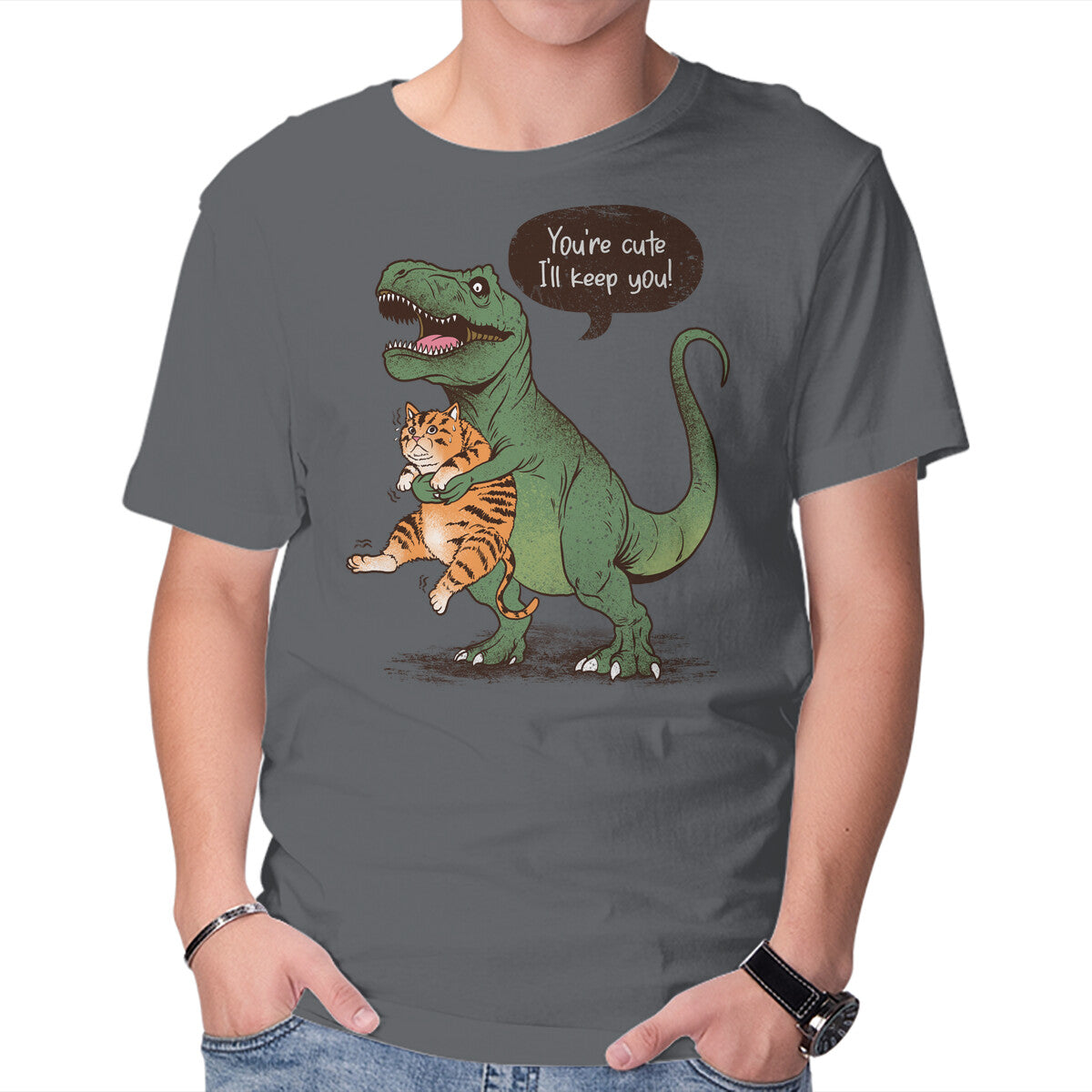 Unisex Crew Neck T-Shirt I ll Keep You Graphic Short Sleeve Casual Tee XS