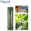 Filterwell Grün Mini Reise Wasserfilter Strohhalm Persönlich Outdoor Notfall Campingausrüstung Wandern Überleben Trinksystem