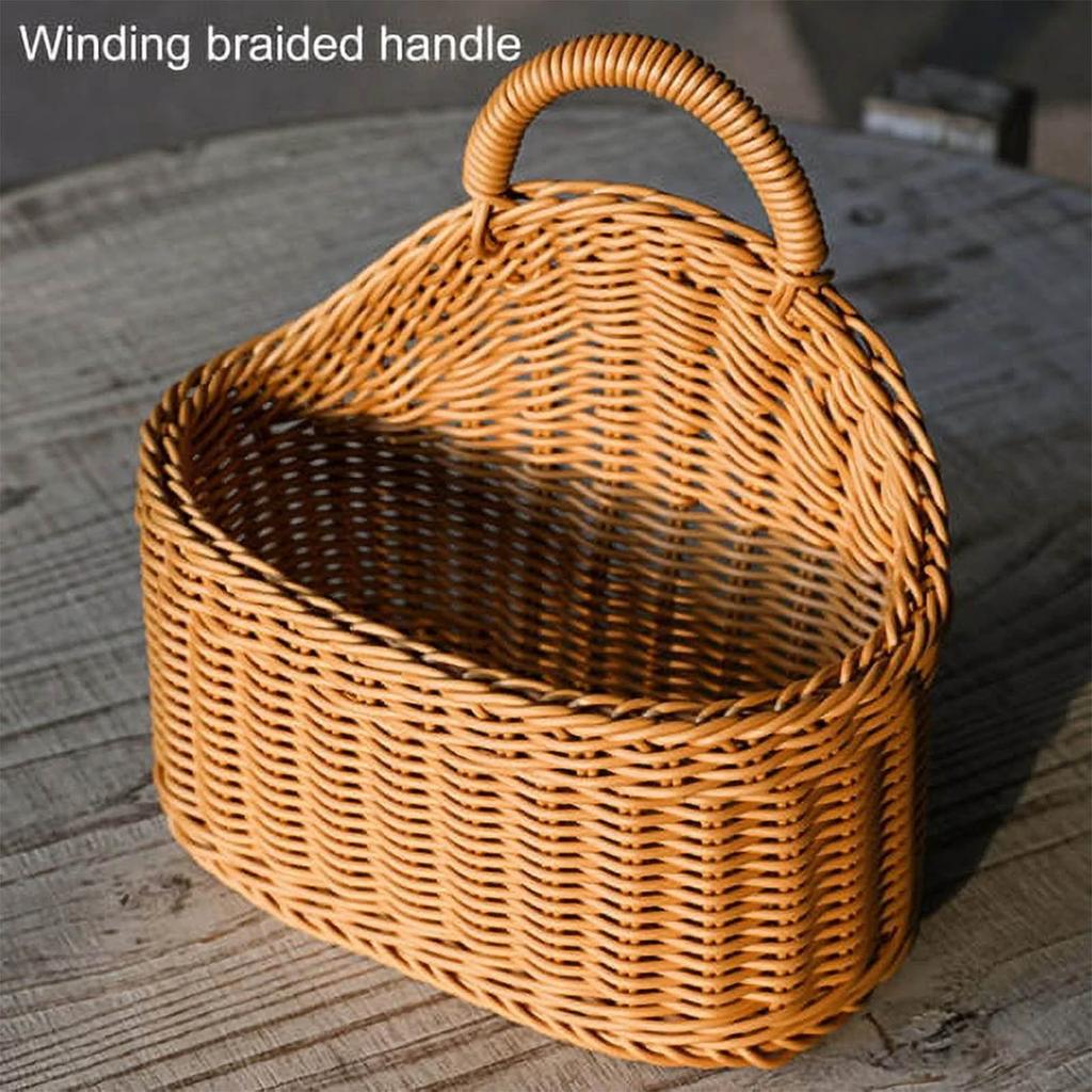 This Hand-woven Storage Basket Not Serves As Home Decoration, But Also Provides Ample Storage Space, Which Is Both Beautiful And Practical.