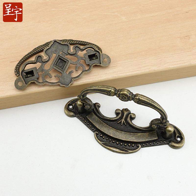 European Style Zinc Alloy Retro Drawer Pulls and Cabinet Handles