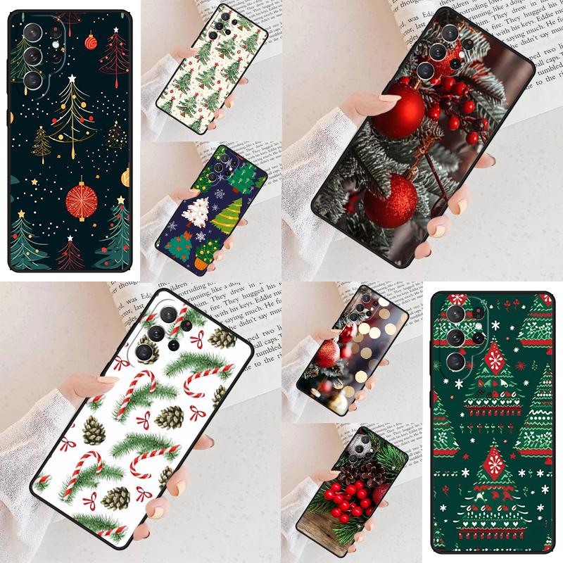 Christmas Tree New Year Art Cell Phone Case for Samsung Galaxy S26 Ultra S25 S24 S23 S22 S21 S20 Note10 Cover