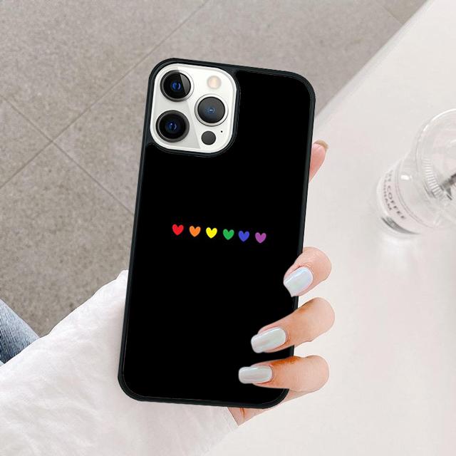 RAINBOW FLAG GAY LESBIAN PRIDE LGBT Phone Case Cover For iPhone 17 Air 15 16 14 13 12 Pro Max 11 Pro Max Plus