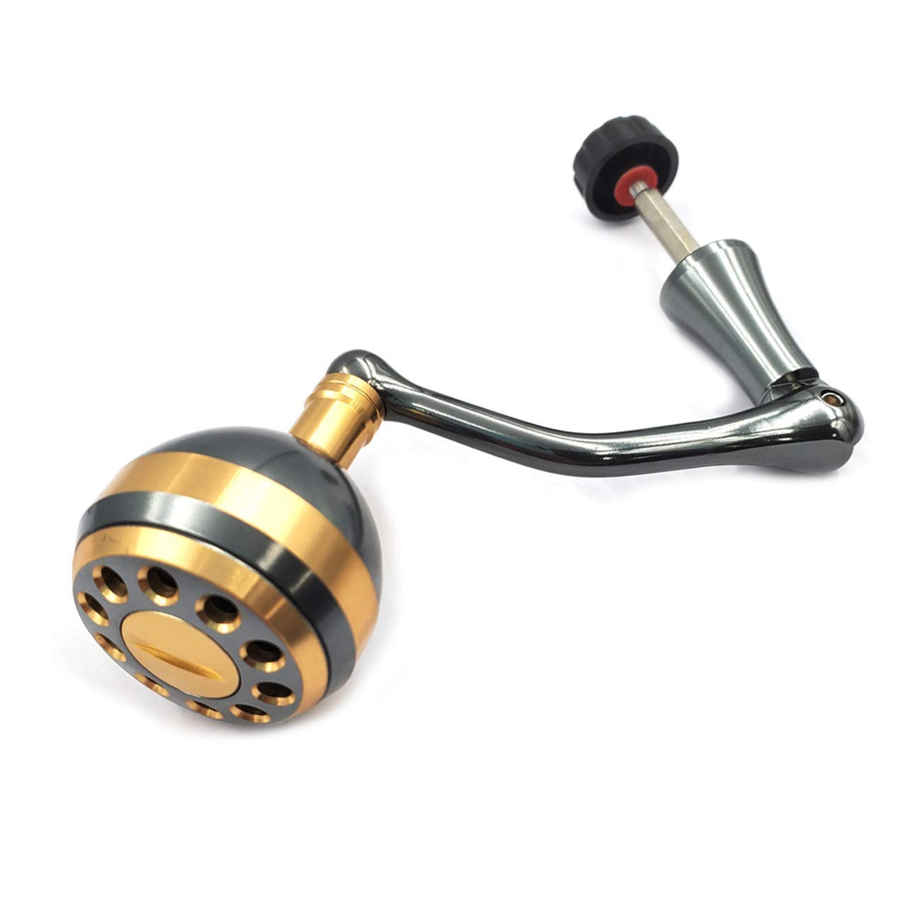 

VISPREA Рукоятка спиннинговой катушки Рокерный рычаг Металлическая рукоятка Рукоятка Полностью металлическая Обработка на станке с ЧПУ Заказные детали Шестигранный фиксированный вал YU105 (Размер M)