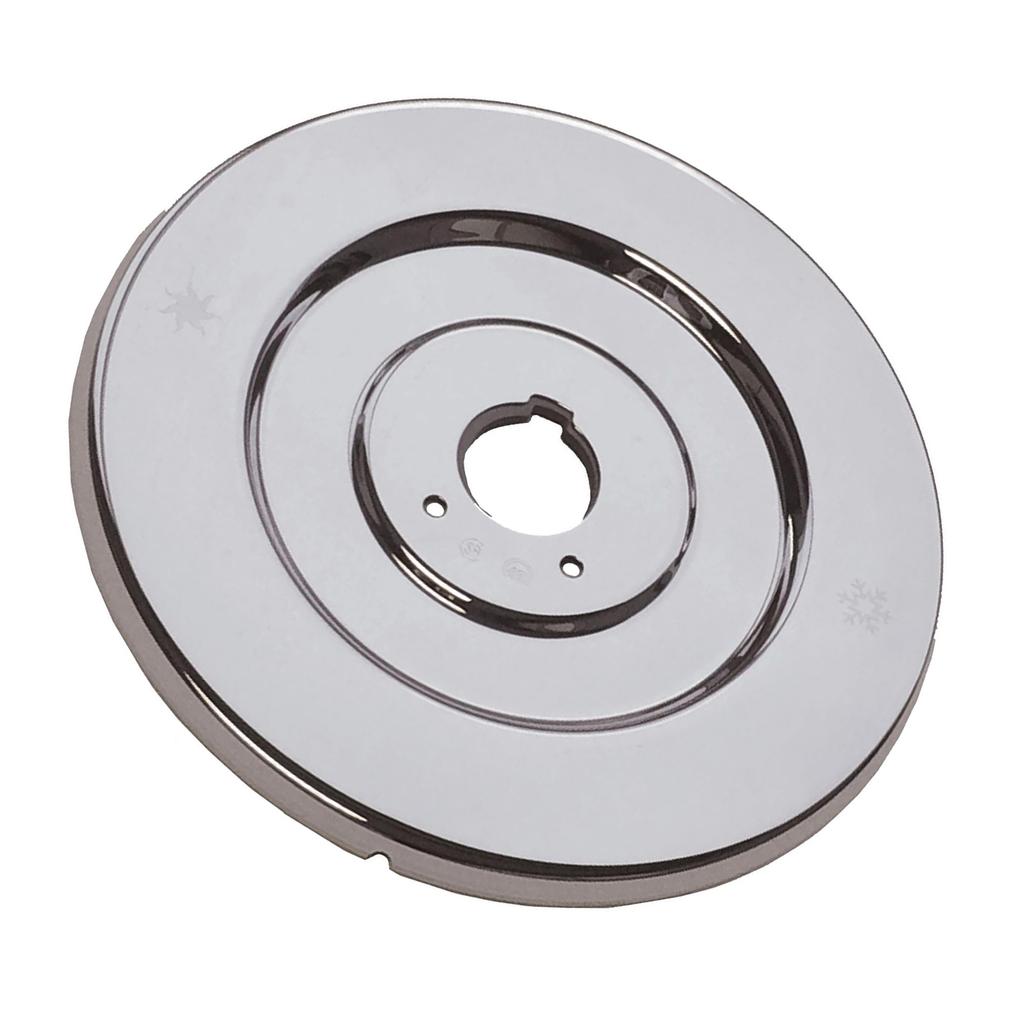 Sturdy Stainless Steel Shower Handle Cover Plate for Handle Tub Faucets Accessory With Chateau Replacement Parts