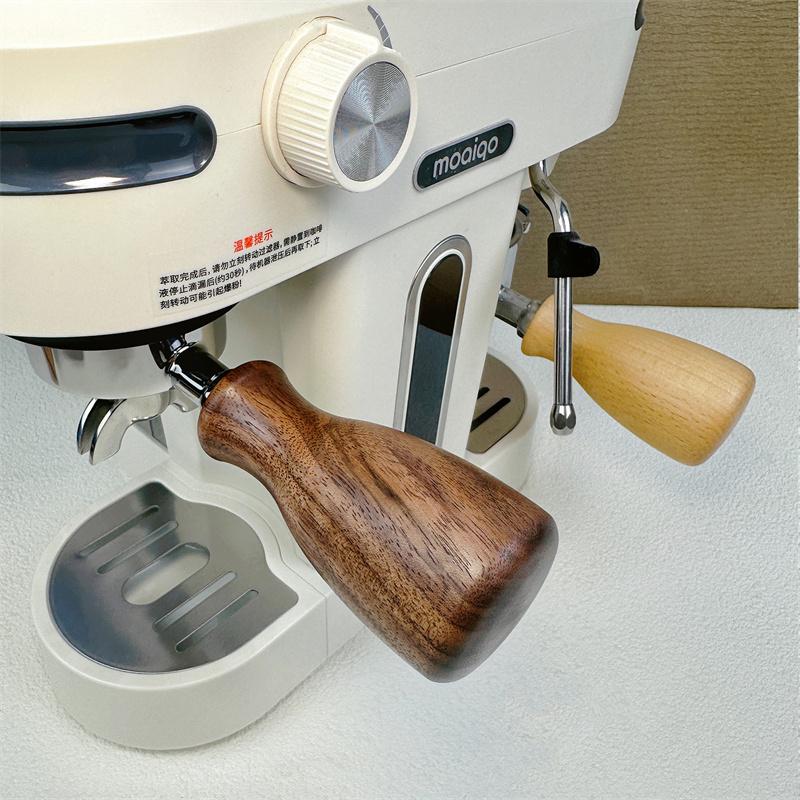 Neuer M10 Kaffee-Siebträgergriff Holzgriff Kurze Größe Ersatzteil für Espressomaschine Café Werkzeuge Zubehör