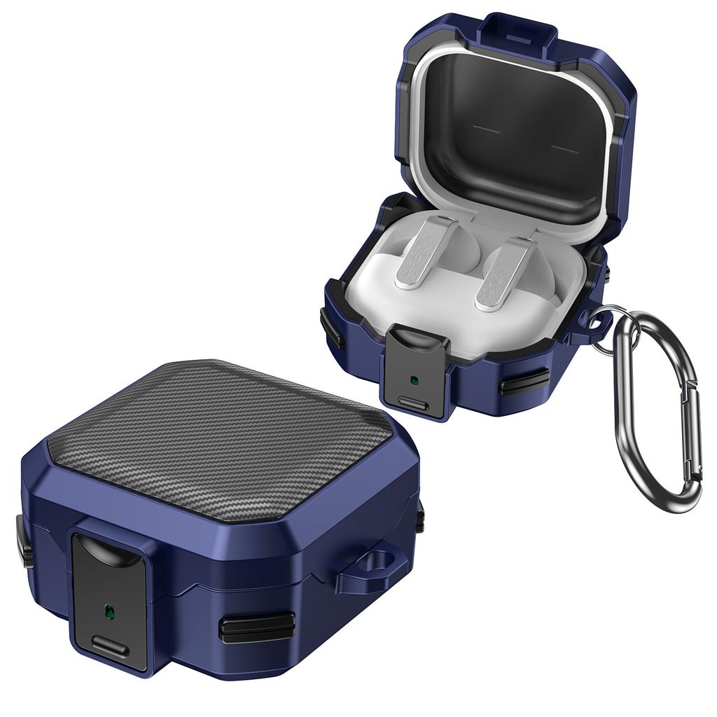 Applicable Galaxy Buds4 All-inclusive Anti-drop Earphone Cover Samsung Buds4pro Button Lock Bluetooth Earphone Case
