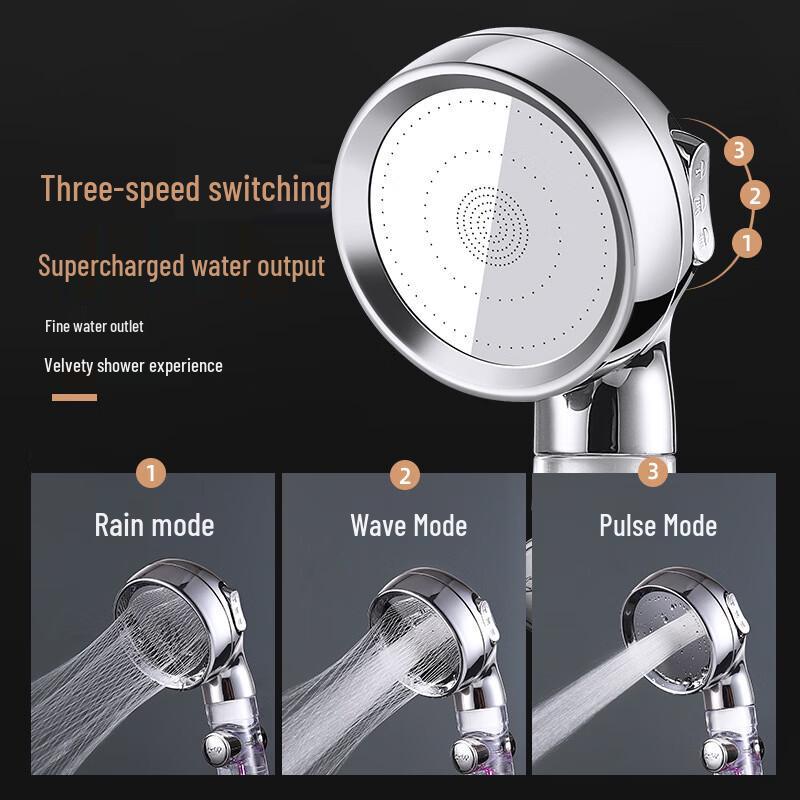 Pommeau de douche Langzhiwen Turbo