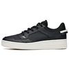 Textile, Synthetic Leather Low Top Coverage Slip Resistant Skateboard Shoes Men's Black White Sneakers 912018022-3