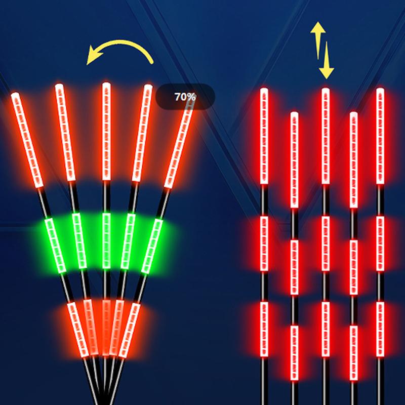 Slimme Led Dobber Vissen Zeer Gevoelig Kleurveranderende Beetindicatie Herinner Boei Zwaartekrachtsensor Gloeiend Elektrisch Vissen