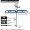 Baimingyang IBC Ton Barrel Pneumatic Paint Agitator Mixer CN plug (adapter included)