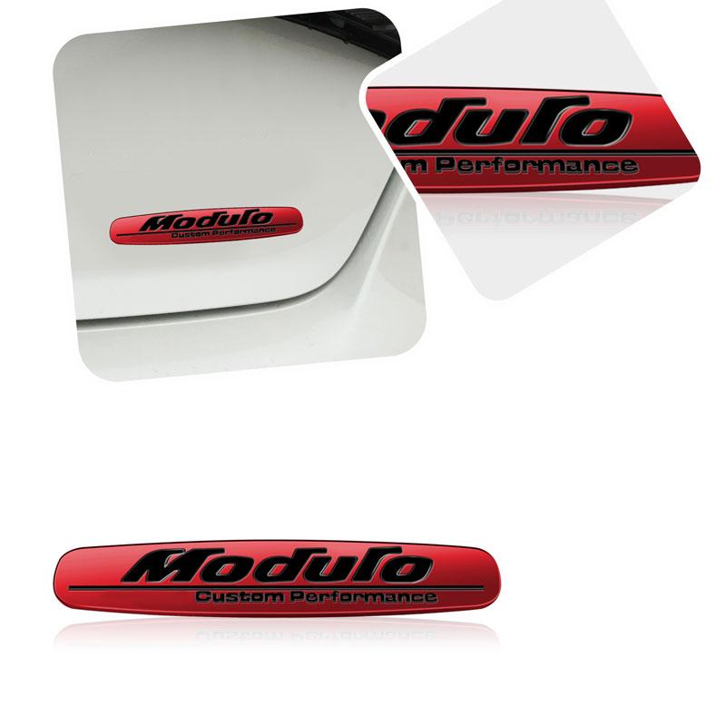 1Pc 3D Metal Car Styling Moduro Logo Emblem Side Fender Rear Trunk Badge Sticker For Civic Jazz Odyssey Accord Fit