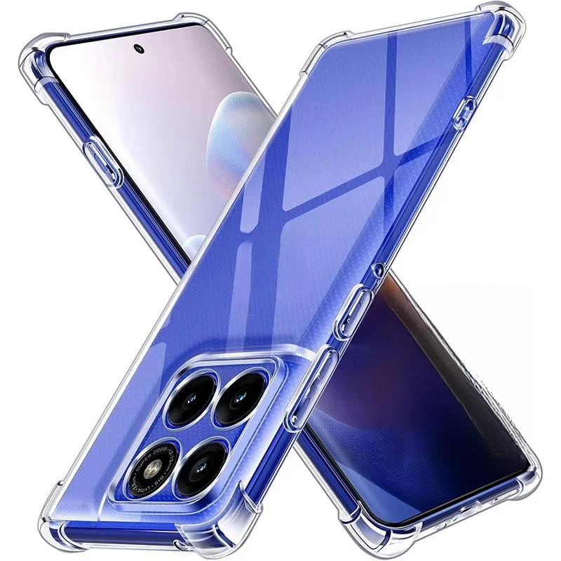 For Motorola Moto Edge 50 Neo Edge50Neo Edge50 50Neo S50 S 50 Case Airbag Clear Silicone Soft Back Cover Mobile Phone Cases Capa