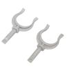 2Pcs Rowlock Socket Bracket 2in Aluminum Portable Durable Side Mount Oarlock Rowlock for Boat Yacht