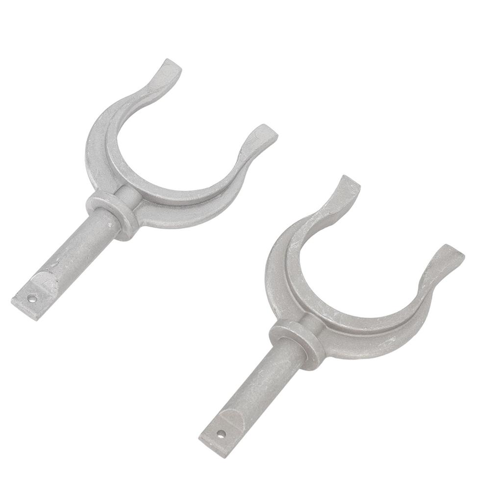 2Pcs Rowlock Socket Bracket 2in Aluminum Portable Durable Side Mount Oarlock Rowlock for Boat Yacht