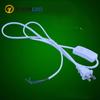 EU/US Pulg Electric Wire Lamp Switch Cable International Standard Power Cord with Switch Plug Copper Wire