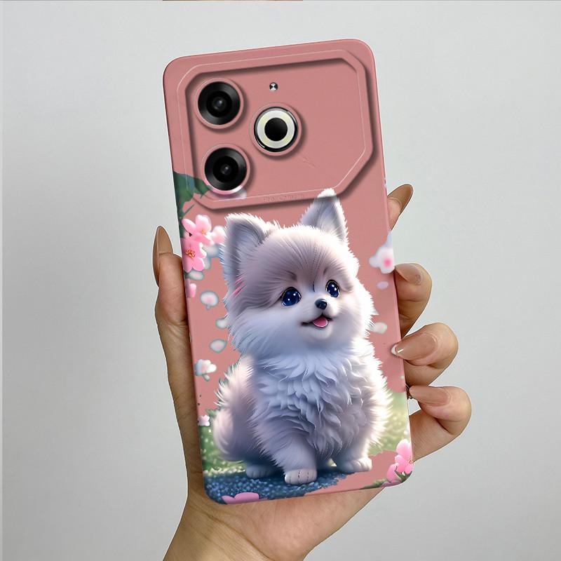 Per Tecno Pova 6 Neo Custodia POVA6NEO Silicone TPU Morbida Custodia per Telefono Verniciata Stampata Antiurto Protettiva Cover Posteriore
