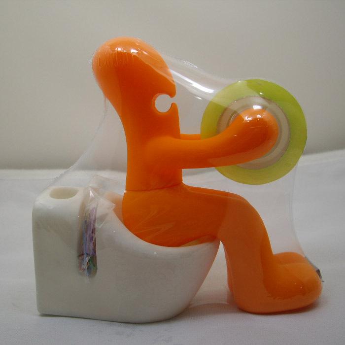 Creative Adhesive Tape Holder Tape Dispenser and Supply Station Funny Accessory for Office Home or School Paperclip Stationery