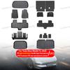 For Tesla New Model YL 2026+ TPE Car Floor Mats Cargo Liner Trunk Mats Backrest Kick Pads Protection Car Interior Accessories