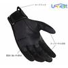 U-NEST Tactical Gloves for Airsoft, Motorcycles, Full Finger, 3-Finger Compatible, Smartphone Compatible, Mountaineering, Airsoft, Bicycles, BMX, Moto