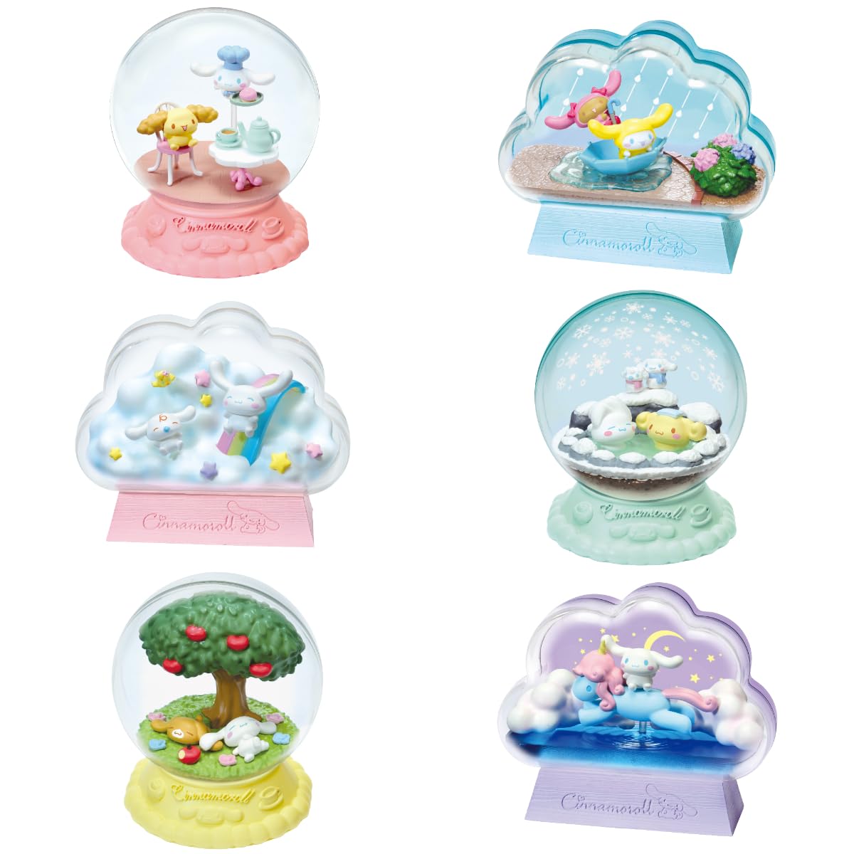 

Re-Ment Sanrio Cinnamoroll Terrarium Collection Fluffy Happy Days Box Approx. H70 x W140 x D65mm Made of PVC, ABS, and acrylic