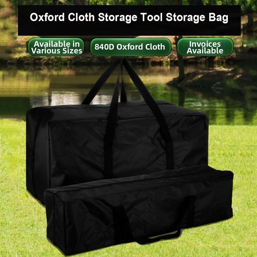Large Outdoor Folding Table Bag Black Travel Picnic Handbag Outdoor Supplies