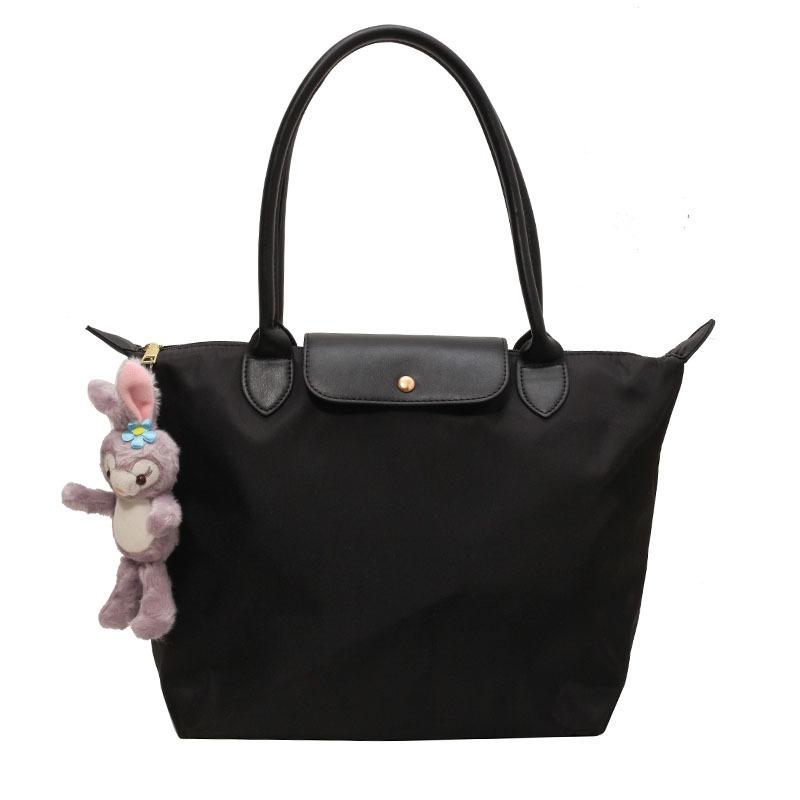 Premium texture large capacity dumpling bag nylon canvas bag summer new student bag class commuter bag