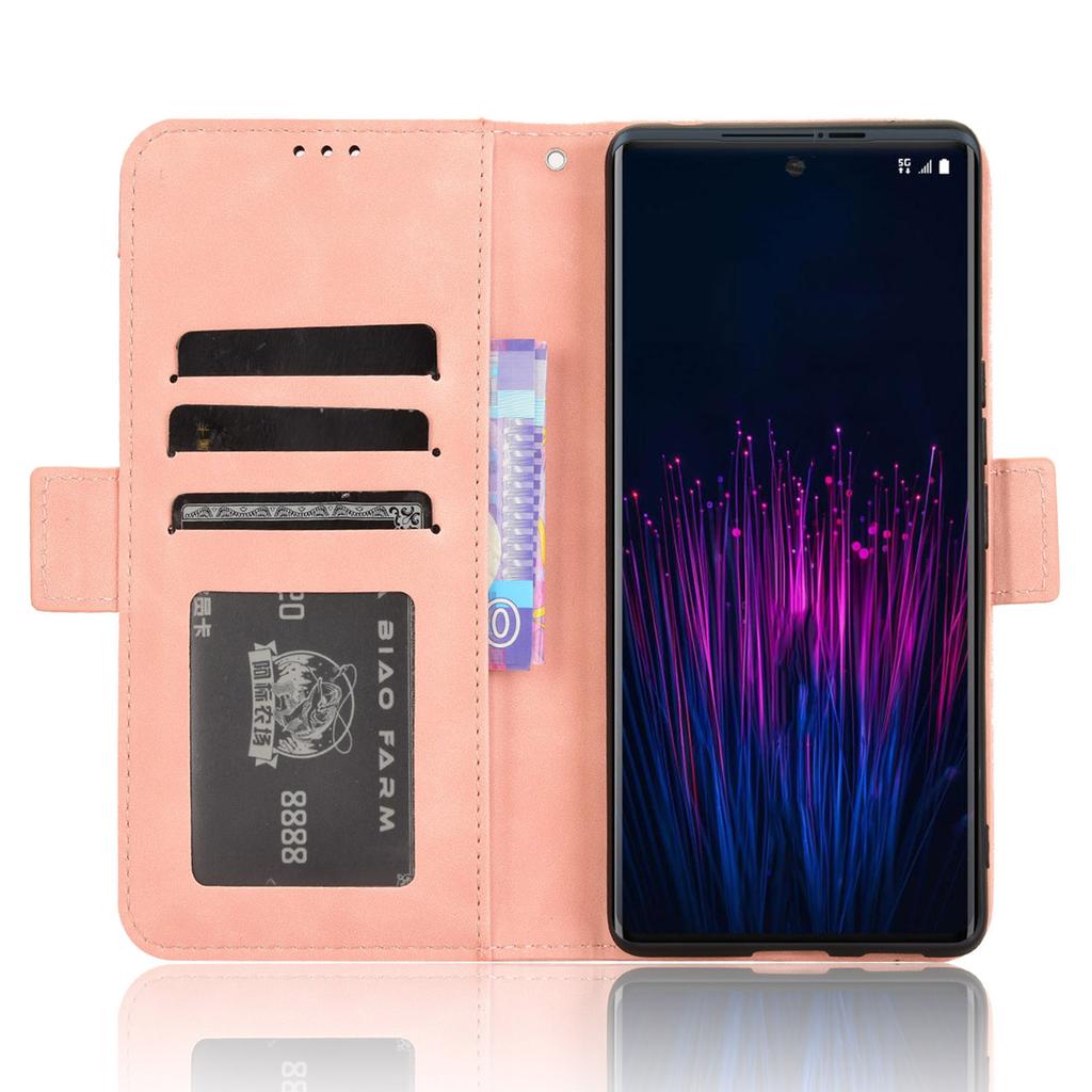 For HTC U24 Pro 5G Case Multiple Card Slots Leather Stand Phone Cover