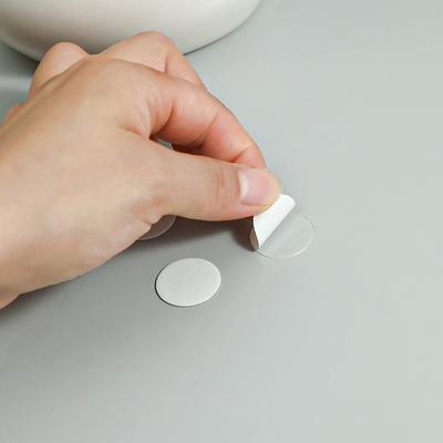 3330 70PCS Double-sided Tape Dots Self-Adhesive Fastener Strong Glue Stickers Disc White Round Coins DIY Hook Loop Tape