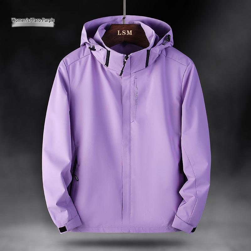 

Men s and Women s Windproof Rainproof Outdoor Hooded Windbreaker for Spring and Autumn XXL