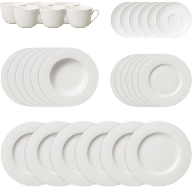 Набор посуды Villeroy & Boch Twist White, 30 предметов (1013808151)