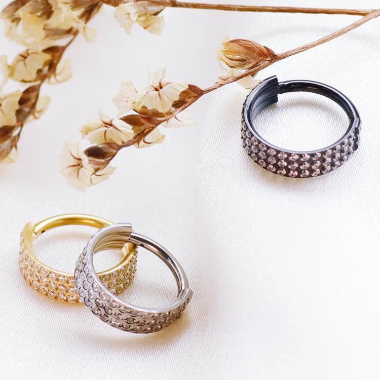 F136 Titan Piercing ZC Nasenringe Damen Scharnier Segment Septum Clicker Daith Ohrringe Creolen Knorpel Tragus Piercing Schmuck