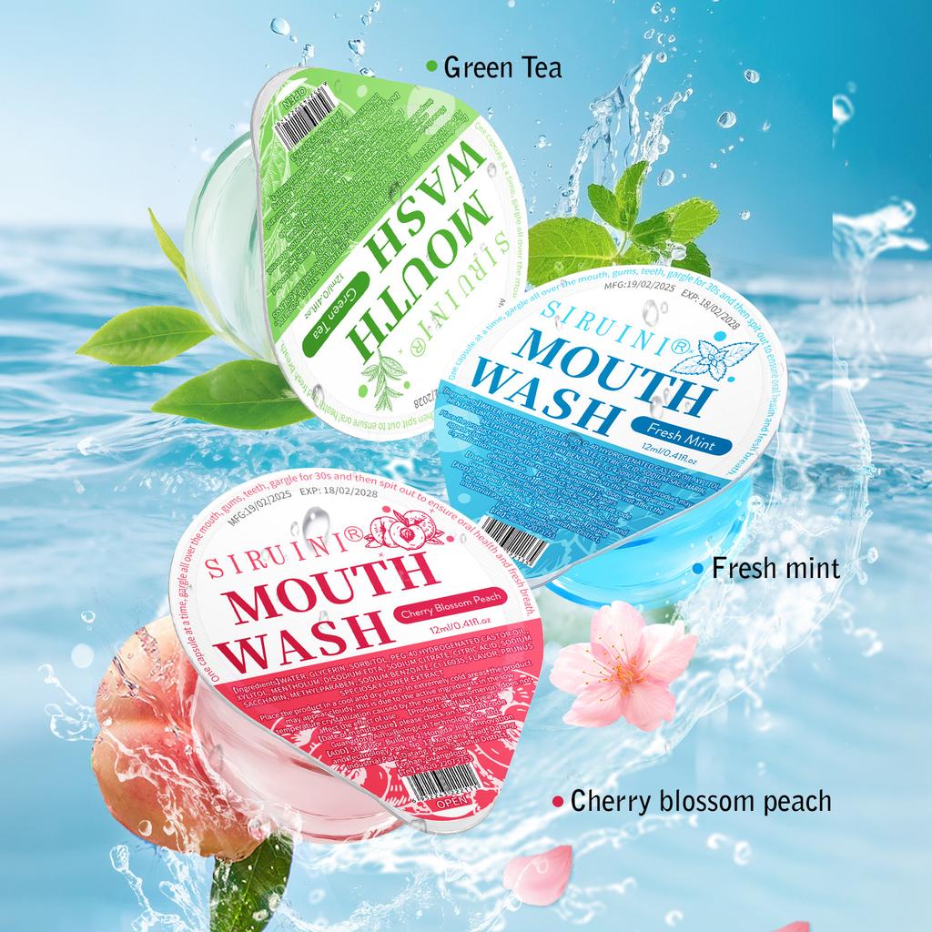 Disposable Jelly Cup Mouthwash Travel Portable Oral Cleaning Hotel Homestay Supplies