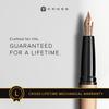 Cross ATX Matte Metallic Refillable Fountain Pen with Fine Nib and Premium Gift Box Brushed Rose Gold -