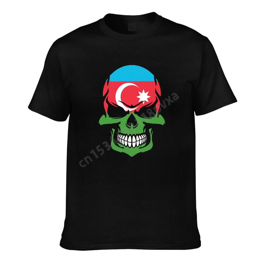 Flaga Azerbejdżanu Mapa Kraju Azerbejdżańskiego JEST W MOIM DNA Koszulka Męska Damska Koszulki Chłopięce Koszulka Koszulki Hip Hop XS5XL 100% Bawełna