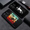 Badminton Sport Soft Phone Case for Xiaomi Redmi Note 12 13 14 15 Pro Plus 11 12S 11S 11T 10 4G Black Cover Back Shell
