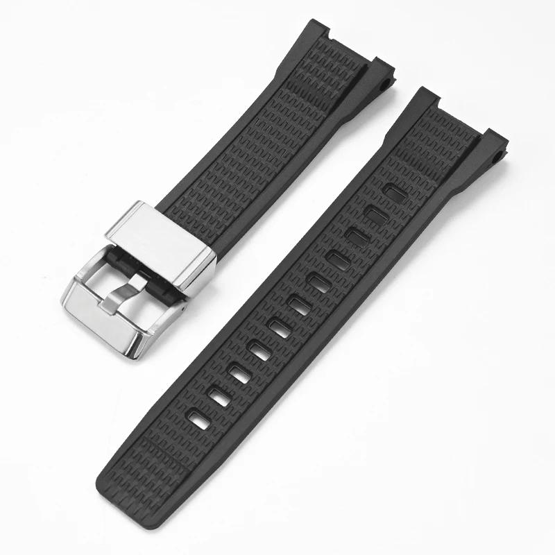 TPU Rubber Strap for Casio G-SHOCK MTG-B3000 Modified Resin Silicone Wrist Band Men Waterproof Mountaineering Watch Accessories