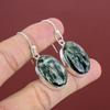 Seraphinit Örhänge Toppkvalitet Ädelstensörhänge Handgjorda Boho Smycken 925 Sterling Silver Örhänge Naturliga Seraphinit Smycken Gåvor Till Mamma