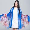 Extra Large Korean Style Chiffon Scarf - Versatile Beach Towel and Sun Protection Shawl for Women