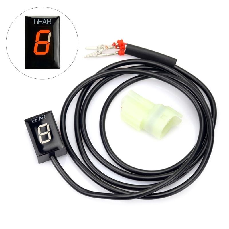 

Мотоциклетный светодиодный дисплей скорости 1-6 уровня для CBR1100XX CB600S оранжевый