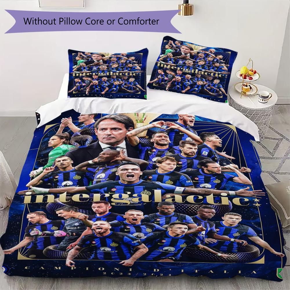 Famous F.C. Internazionale Milano football player Lautaro Martínez Home Decoration Soft Bedding Down Pillowcase Duvet Cover (without core) L10
