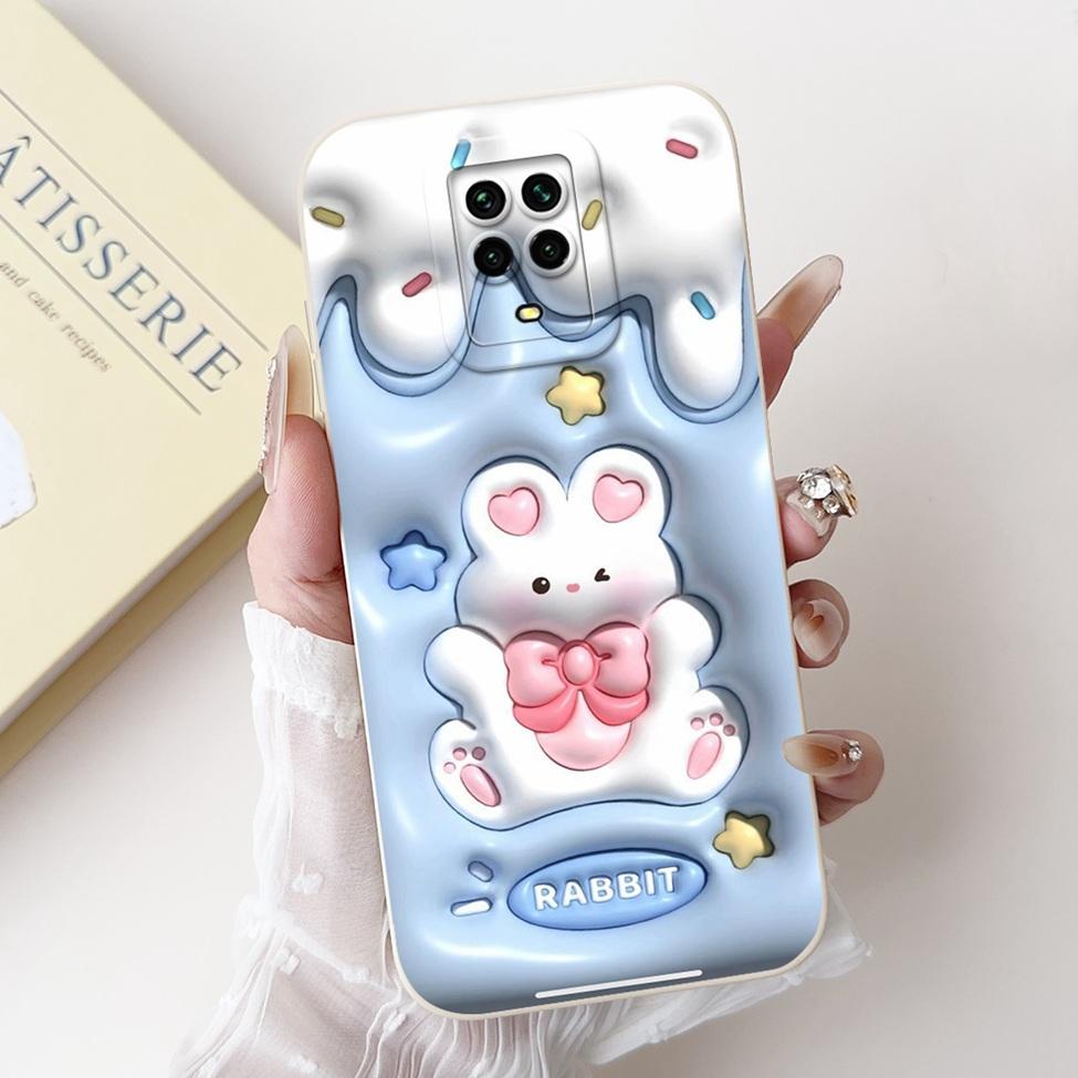 Casing For Redmi Note 9 9S 9Pro 4G Back Cover For Redmi Note 9 Pro Case Cute Cartoon Fashion Flowers Silicone Shockproof Bumper