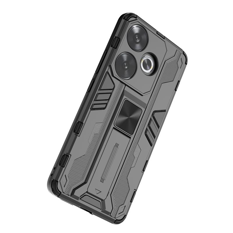 Pro Xiaomi Poco F6 5G Pouzdro Silikon+PC Magnetický Držák do Auta Pouzdro na Telefon Pro Poko Poxo F6 F 6 6F PocoF6 Nárazuvzdorný Pancéřovaný Zadní Kryt