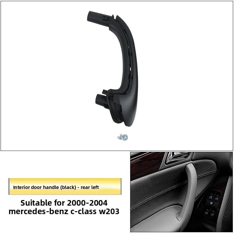 Car Inner Door Handle Trim Pull Grab Panel Handle 2038101551 2038101651 for For Mercedes Benz C-Class W203  2000-2007 Fit 4-Door Sedan Only