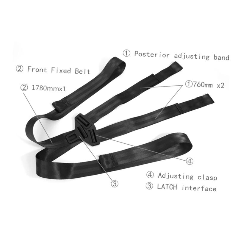 Safety Seat Restraint Mount Latches Interface Bracket Replacement Mount Kit