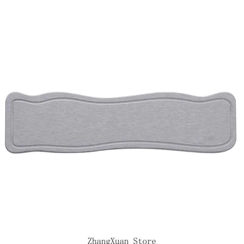

3XUF Odorlessly Protectors Dish Drying Mat For Utensils Dishes Bathroom Countertops